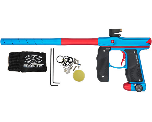 Empire Mini GS Paintball Gun w/ 2 Piece Barrel - Dust Blue/Dust Red