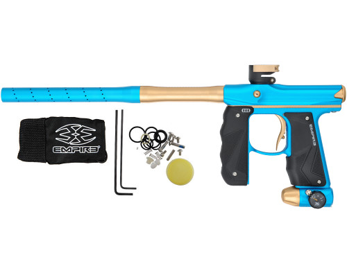 Empire Mini GS Paintball Gun w/ 2 Piece Barrel - Dust Light Blue/Dust Tan