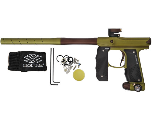 Empire Mini GS Paintball Gun w/ 2 Piece Barrel - Dust Olive/Dust Brown