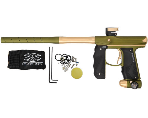 Empire Mini GS Paintball Gun w/ 2 Piece Barrel - Dust Olive/Dust Tan (17389)