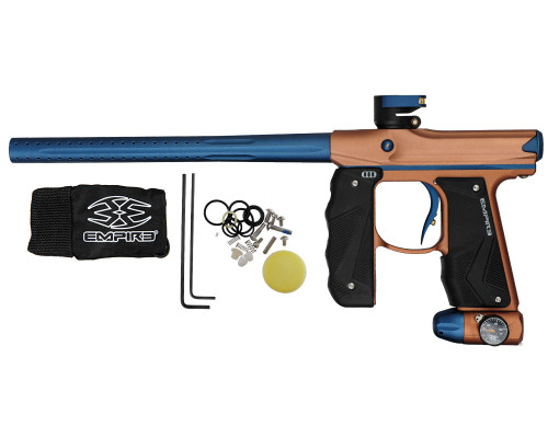 Empire Mini GS Paintball Gun - Brown/Navy Blue Empire Mini GS Paintball Gun - Brown/Navy Blue