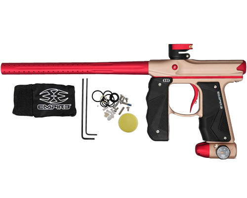 Empire Mini GS Paintball Gun w/ 1 Piece Barrel - Dust Tan/Dust Red
