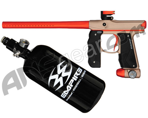 Empire Mini GS Gun w/ FREE 48/3000 Tank - Tan/Orange