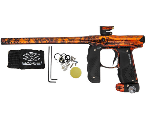 Empire Mini GS Paintball Gun w/ 1 Piece Barrel - Polished Acid Wash Orange