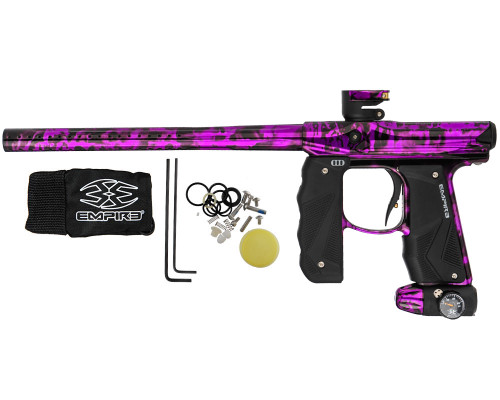 Empire Mini GS Paintball Gun w/ 1 Piece Barrel - Polished Acid Wash Purple