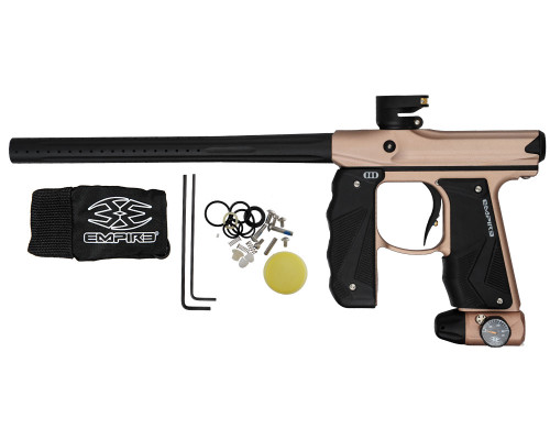 Empire Mini GS Paintball Gun w/ 1 Piece Barrel - Dust Tan/Dust Black