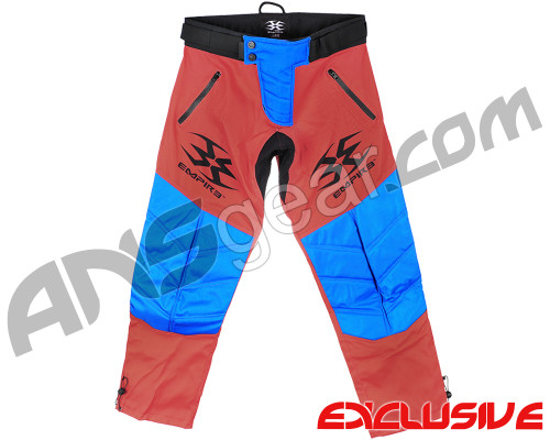 Empire Contact TT Paintball Pants - Red/Blue - Large