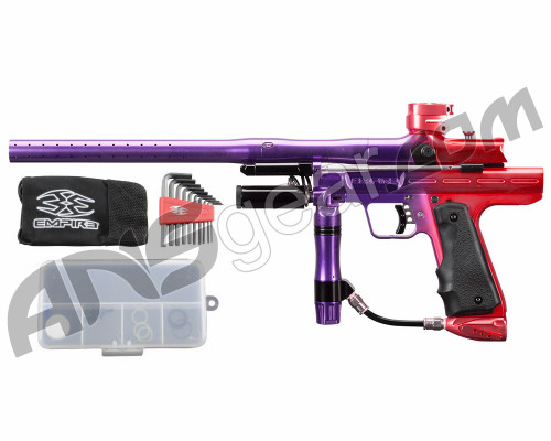 Empire Resurrection Autococker Paintball Gun - LTD Polished Fade Purple/Red