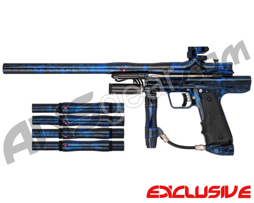 Blemished Empire Resurrection Autococker Paintball Gun - Polished Acid Wash Blue