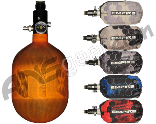 Empire Mega Lite 48/4500 Compressed Air Tank w/ FREE Bottle Glove - Orange