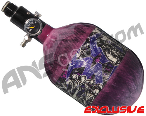 Empire Mega Lite 48/4500 Compressed Air Paintball Tank - Nightmare (Purple/Purple)