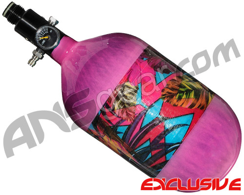 Empire Mega Lite 68/4500 Compressed Air Paintball Tank - Aloha (Pink)