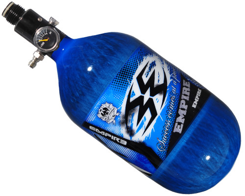 Empire Mega Lite 68/4500 Compressed Air Paintball Tank - Grunge (Blue/Blue)