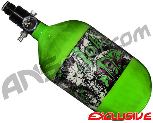 Empire Mega Lite 68/4500 Compressed Air Paintball Tank - Joker (Lime)