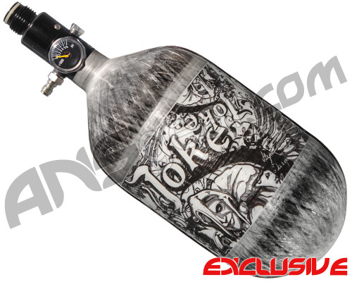 Empire Mega Lite 68/4500 Compressed Air Paintball Tank - Joker (Negative/Grey)-1654492463