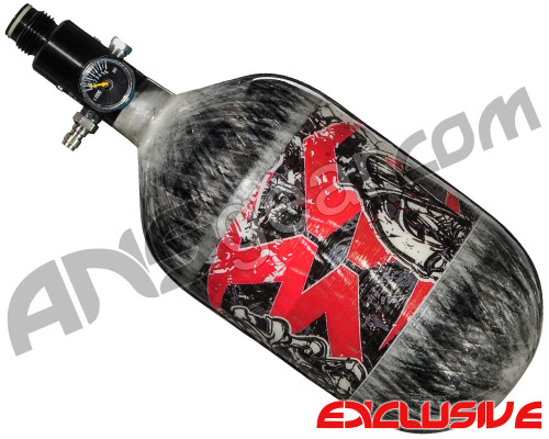 Empire Mega Lite 68/4500 Compressed Air Paintball Tank - Nightmare (Grey)