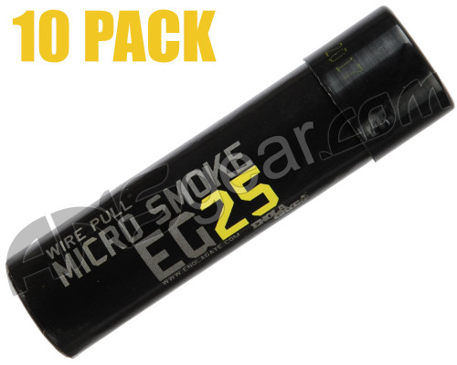 Enola Gaye EG25 Micro Smoke Grenade 10 Pack - Yellow