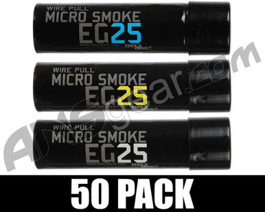 Enola Gaye EG25 Micro Smoke Grenade 50 Pack - Los Angeles Football (Blue/Yellow/White)