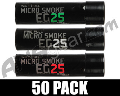 Enola Gaye EG25 Micro Smoke Grenade 50 Pack - Mexico/Italy (Green/Red/White)