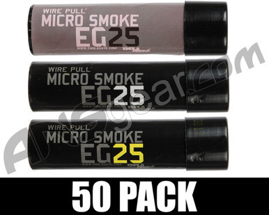 Enola Gaye EG25 Micro Smoke Grenade 50 Pack - Pittsburgh Football (Black/Yellow/White)