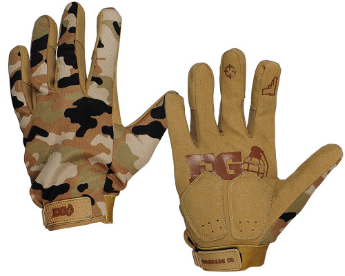 Enola Gaye FU Paintball Gloves - Desert Camo