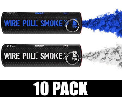Enola Gaye Wire Pull Smoke Grenade 10 Pack - Los Angeles Baseball (Blue/White)