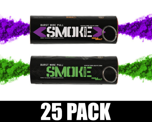 Enola Gaye Burst Smoke Grenade 25 Pack - Joker (Green/Purple)