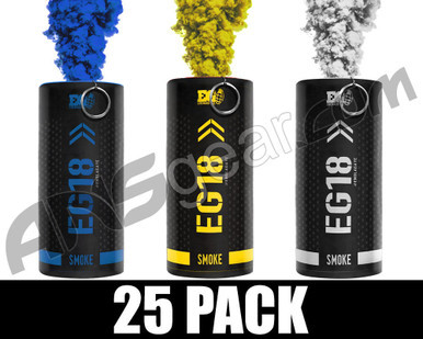 Enola Gaye EG18 Smoke Grenade 25 Pack - Los Angeles Football (Blue/Yellow/White)