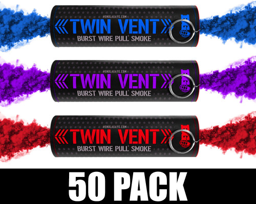 Enola Gaye Burst Smoke Grenade 50 Pack - Cosmic (Blue/Purple/Red)