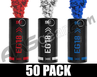 Enola Gaye EG18 Smoke Grenade 50 Pack - Murica (Blue/Red/White)