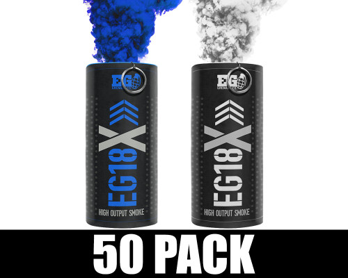 Enola Gaye EG18X Military Smoke Grenade 50 Pack - Los Angeles Baseball (Blue/White)