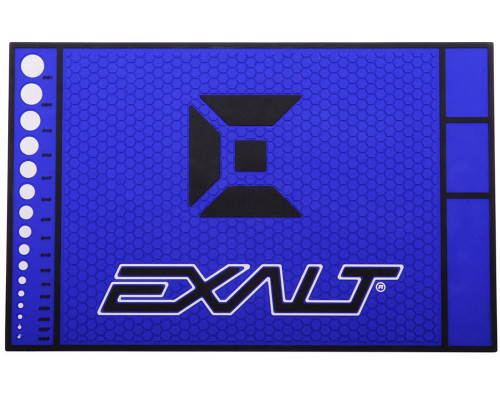 Exalt HD Rubber Paintball Tech Mat - Arctic Blue