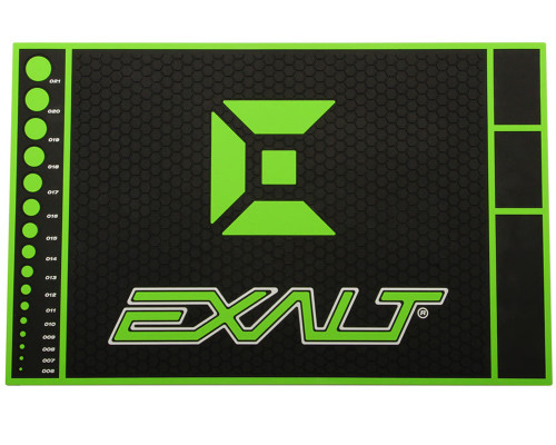 Exalt HD Rubber Paintball Tech Mat - Carbon Black