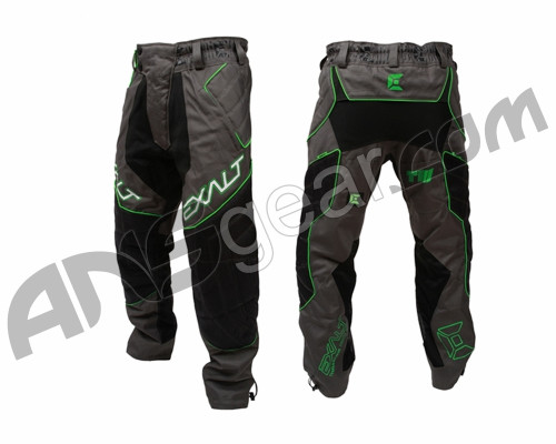 Exalt 2014 Thrasher V3 Paintball Pants - Grey/Lime