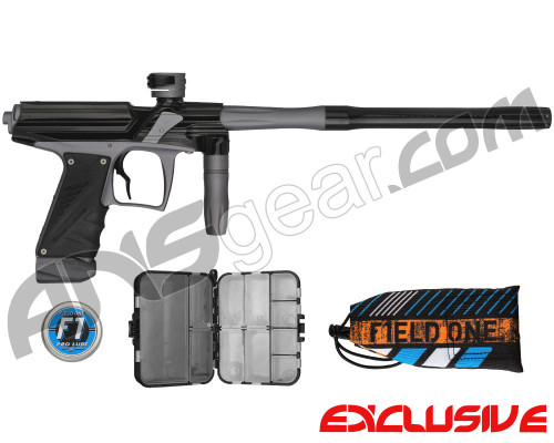 Field One/Bob Long Insight Reflex w/ Phase Body Paintball Gun w/ Standard ASA - Black/Dust Grey