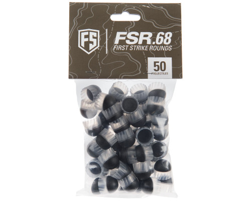 Tiberius Arms First Strike .68 Caliber Rubber Tip FSR Rounds - 50 Count
