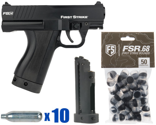 First Strike Compact (FSC) Paintball Pistol w/ FSR Rubber Rounds