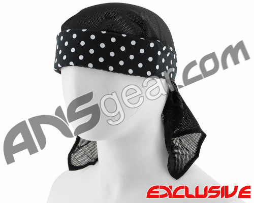 Full Clip Headband w/ Netting - Dots