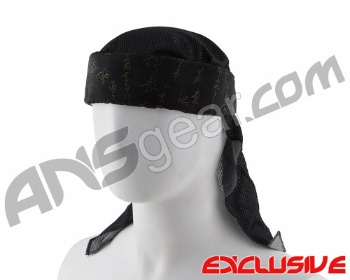 Full Clip Headband w/ Netting - Kanji Gold