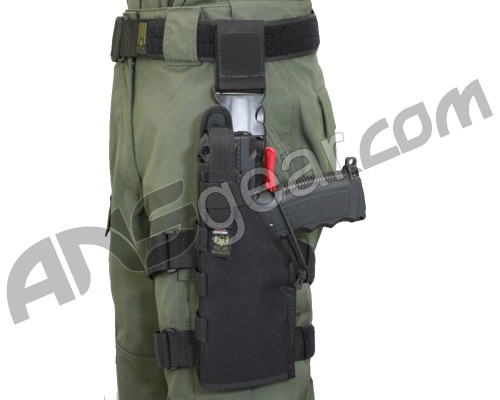 Full Clip Gen 2 Holster Thigh Rig - Left - Black