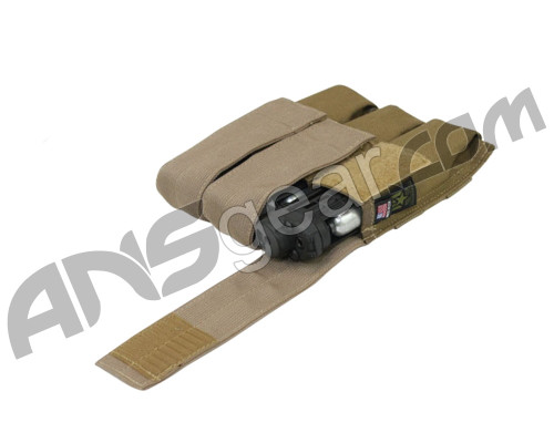 Full Clip Gen 2 Tiberius Triple Mag Pouch - Coyote