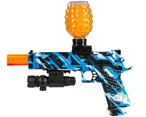 GELSTRIKE Storm Pistol Rapid Blaster - Blue