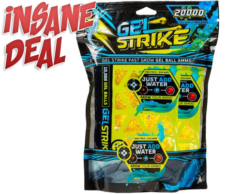 GELSTRIKE Gel Balls - 20,000 - Yellow