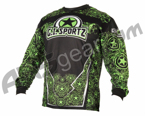 GI Sportz Herald Paintball Jersey - Green