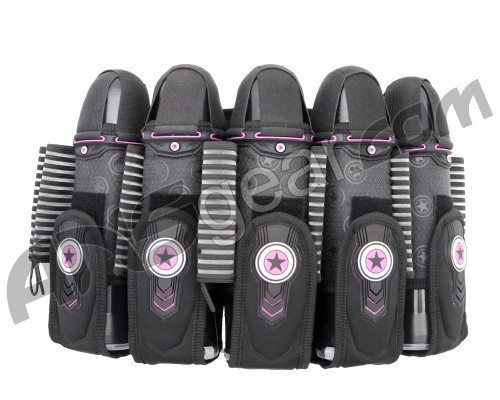 GI Sportz 5+8 Race Pack Paintball Harness - Black/Purple