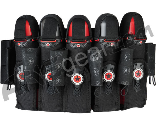 GI Sportz 5+8 Race Pack Paintball Harness - Black/Red