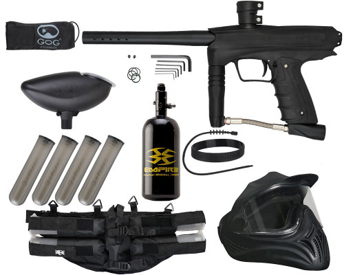 GoG eNMEy Legendary Paintball Gun Package Kit - Jet Black