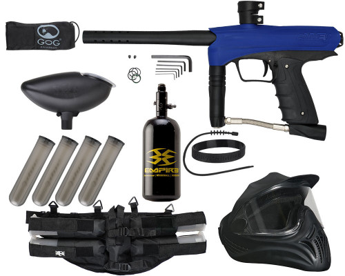 GoG eNMEy Legendary Paintball Gun Package Kit - Razor Blue
