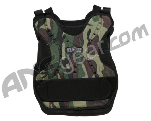 Gen X Global Paintball Chest Protector - Woodland Camo
