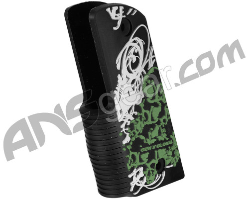 Gen X Global Skull Graffiti 45 Grip - Black/White/Green